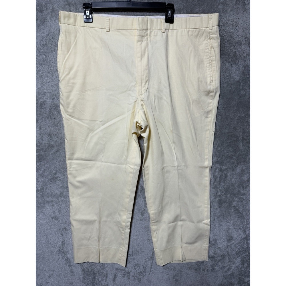 Maus & Hoffman Pants Mens 42x29‎ Cream Sea Island Cotton USA Made